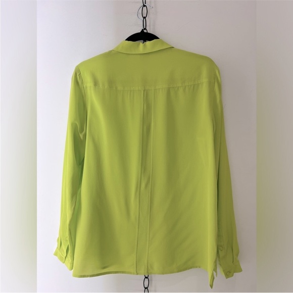 David Lawrence 100% Silk Button Up Blouse - Picture 2 of 2
